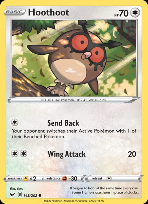 Hoothoot 143/202 Sword & Shield (EN)