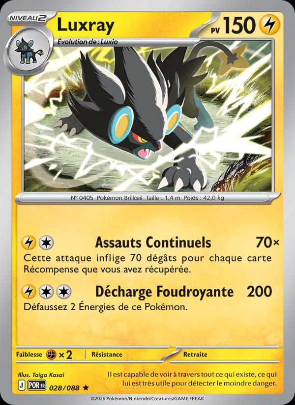 Luxray 028/088 Équilibre Parfait (FR)
