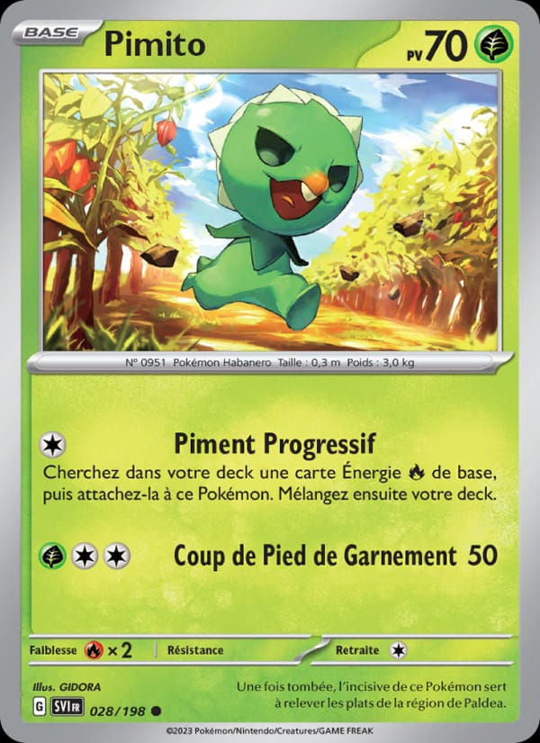 Pimito 028/198 Écarlate et Violet (FR)