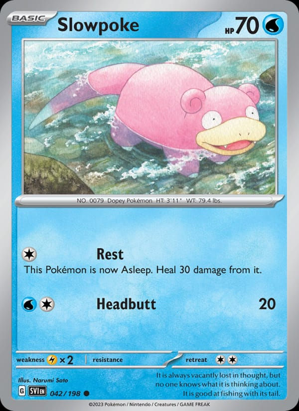 Slowpoke 042/198 Scarlet & Violet (EN)