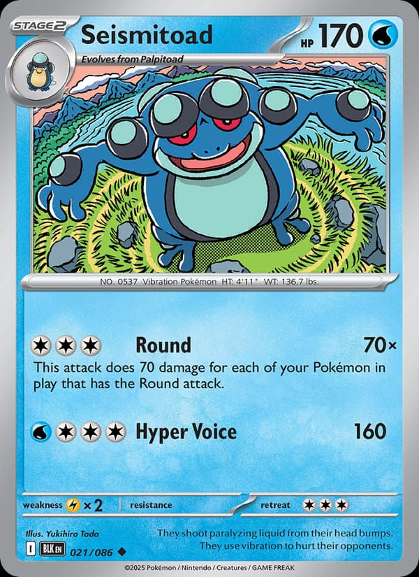 Seismitoad 021/086 Black Bolt (EN)