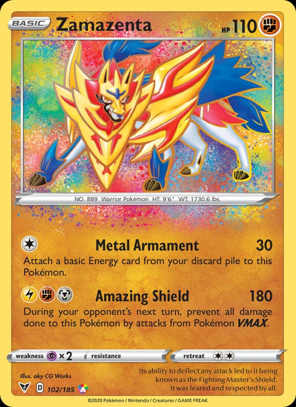 Zamazenta 102/185 Vivid Voltage (EN)