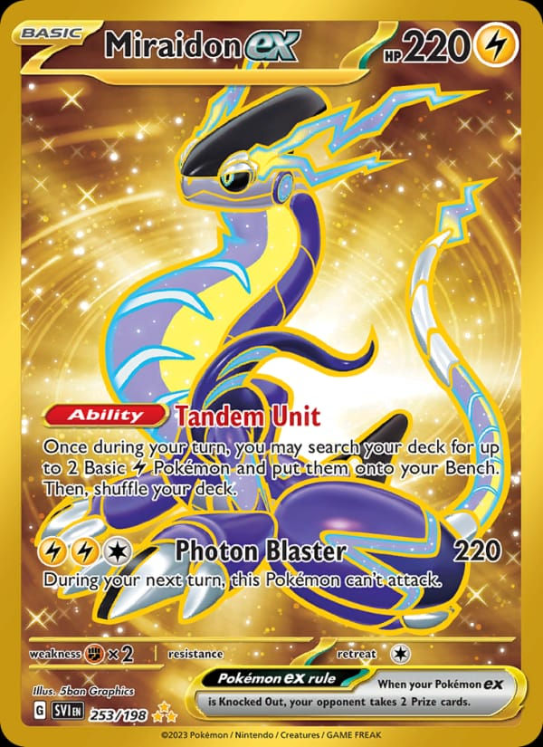 Miraidon ex 253/198 Scarlet & Violet (EN)