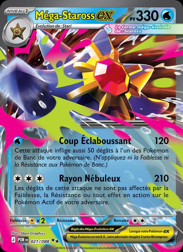 Méga-Staross-ex 021/088 Équilibre Parfait (FR)