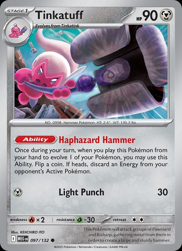 Tinkatuff 097/132 Mega Evolution (EN)