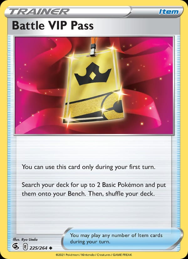 Battle VIP Pass 225/264 Fusion Strike (EN)