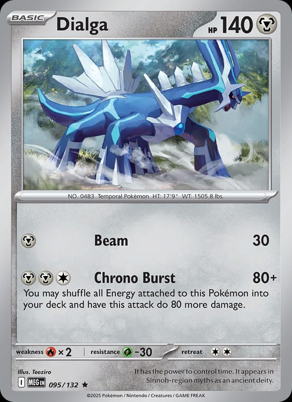 Dialga 095/132 Mega Evolution (EN)