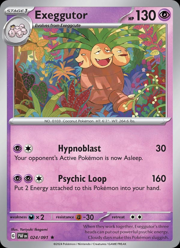 Exeggutor 024/091 Paldean Fates (EN)