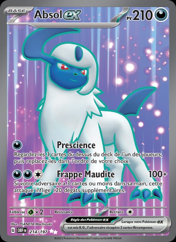 Absol-ex 214/197 Flammes Obsidiennes (FR)