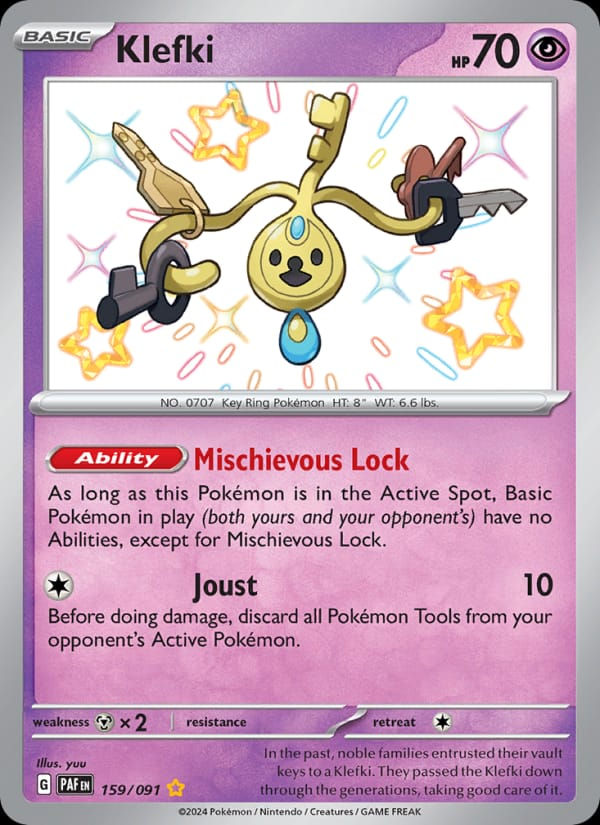 Klefki 159/091 Paldean Fates (EN)