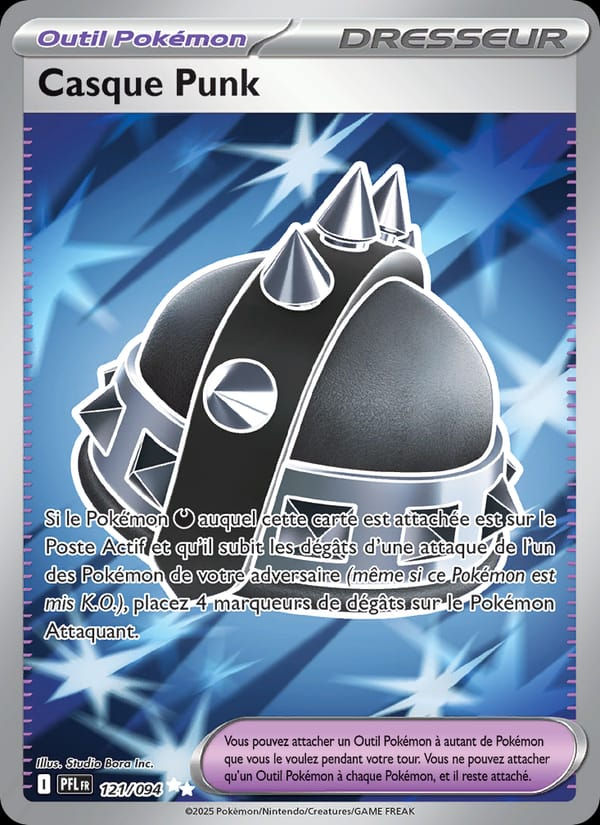 Casque Punk 121/094 Flammes Fantasmagoriques (FR)