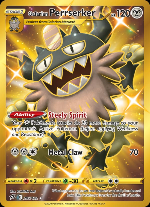 Galarian Perrserker 205/192 Rebel Clash (EN)