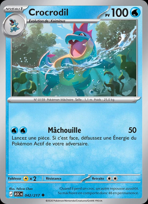 Crocrodil 042/217 Héros Transcendants (FR)