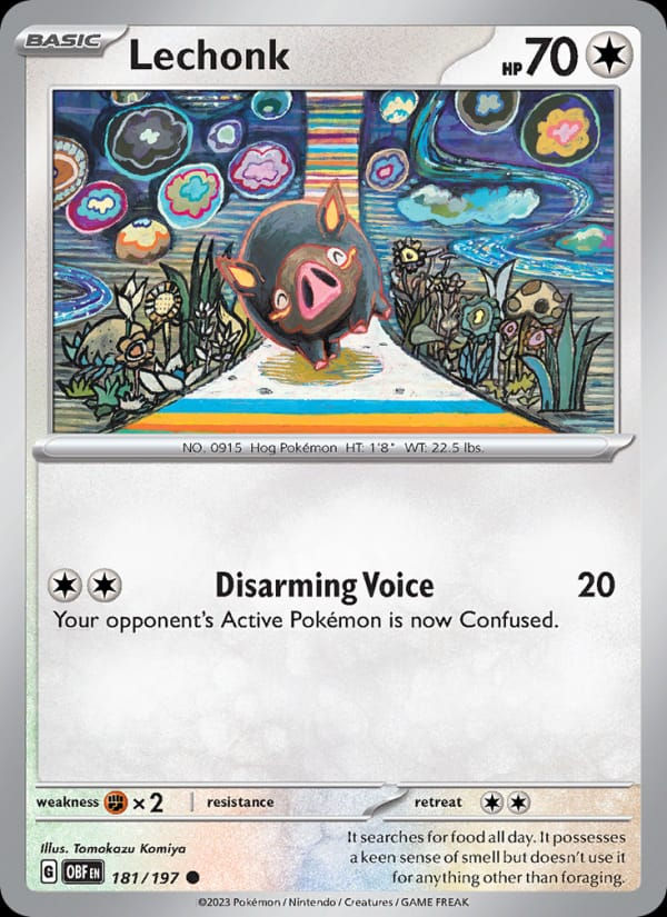Lechonk 181/197 Obsidian Flames (EN)