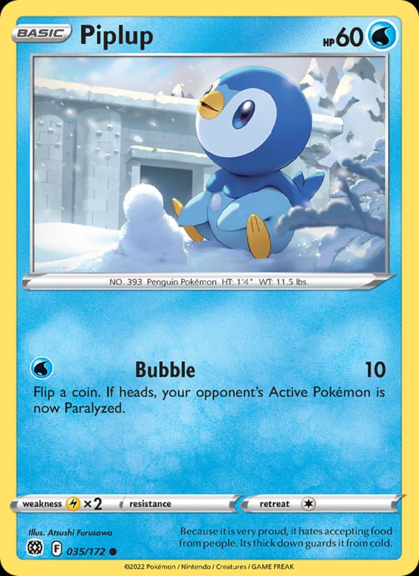 Piplup 035/172 Brilliant Stars (EN)