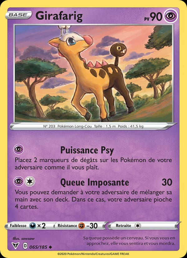 Girafarig 065/185 Voltage Éclatant (FR)