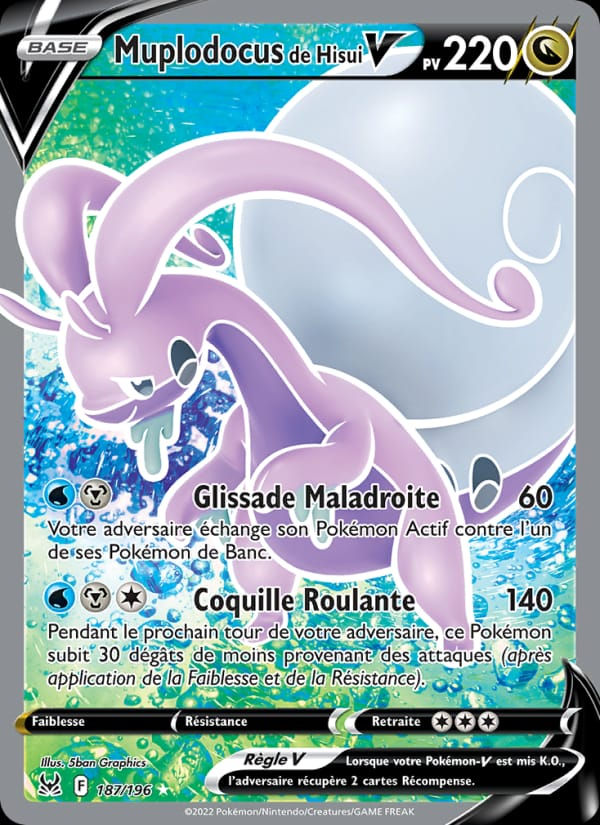 Muplodocus de Hisui V 187/196 Origine Perdue (FR)