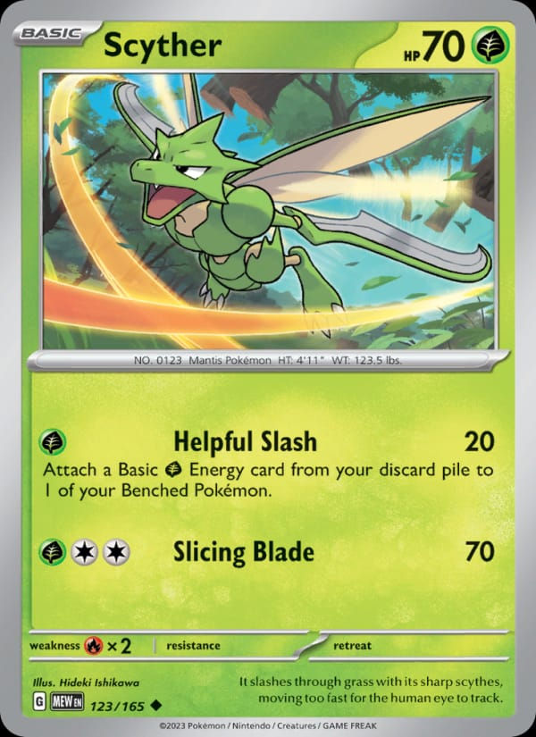 Scyther 123/165 151 (EN)