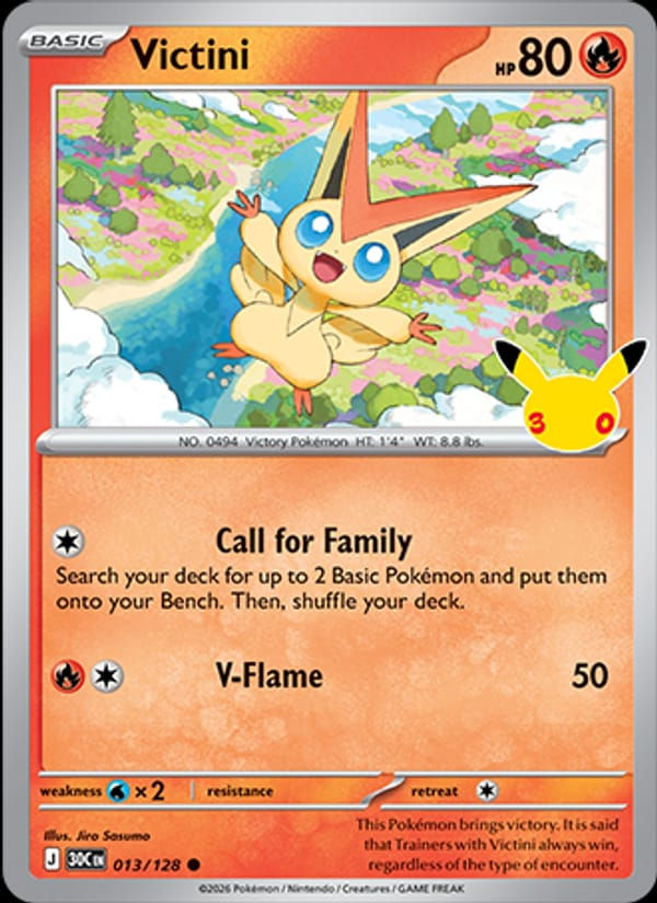 Victini 013/128 30th Celebration (EN)