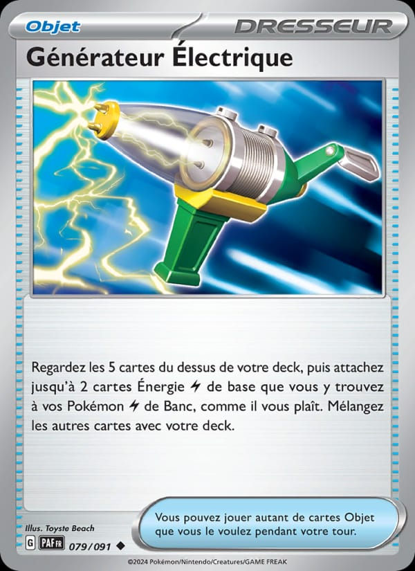 Générateur Électrique 079/091 Destinées de Paldea (FR)