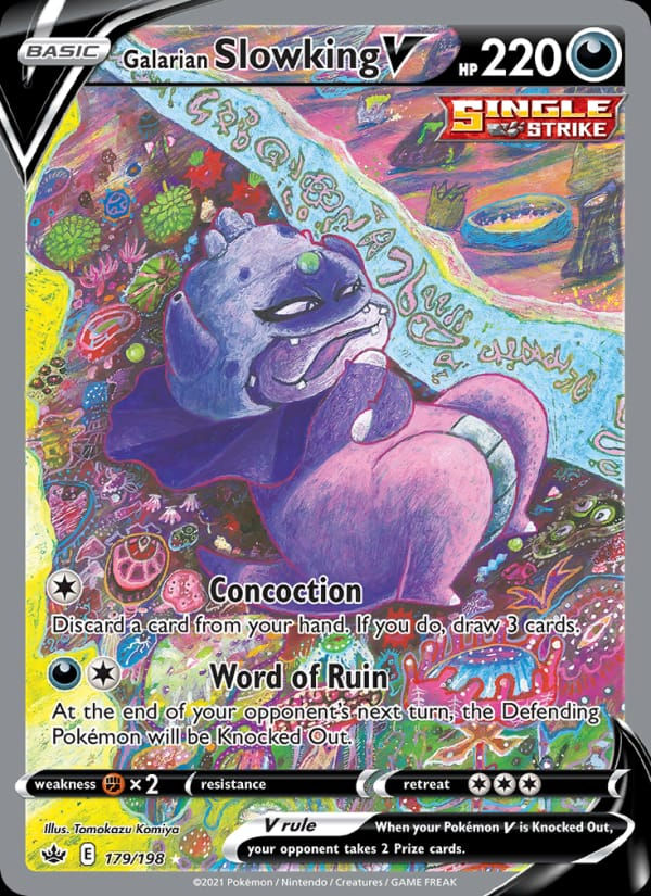 Galarian Slowking V 179/198 Chilling Reign (EN)