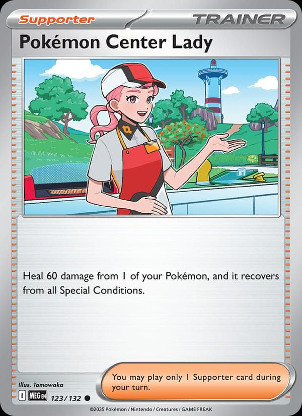 Pokémon Center Lady 123/132 Mega Evolution (EN)