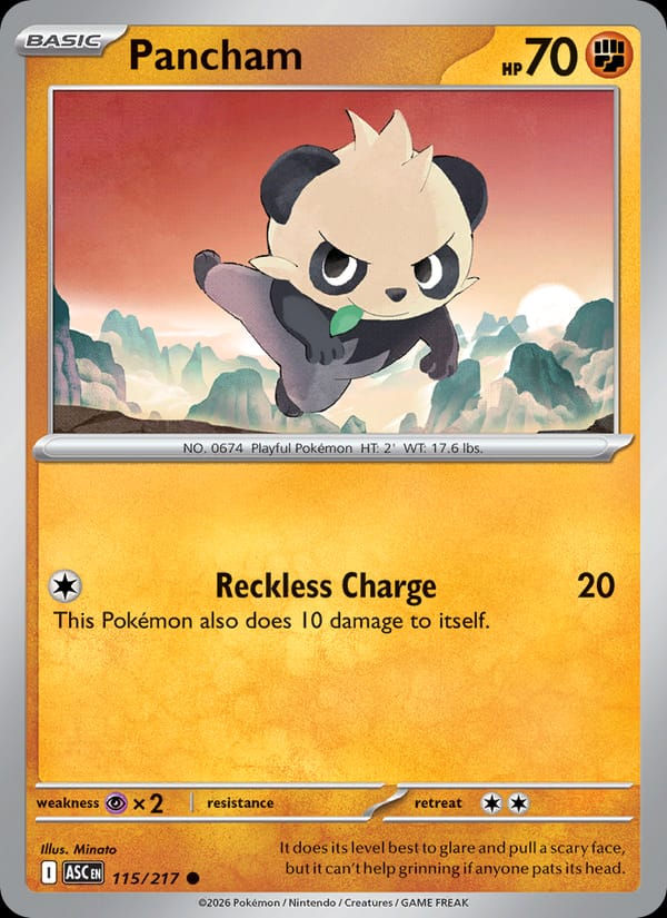 Pancham 115/217 Ascended Heroes (EN)