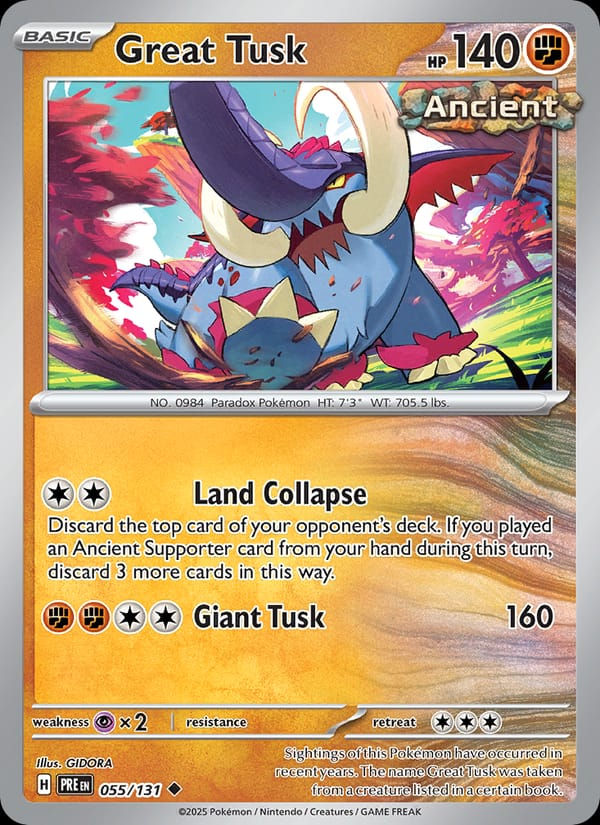 Great Tusk 055/131 Prismatic Evolutions (EN)