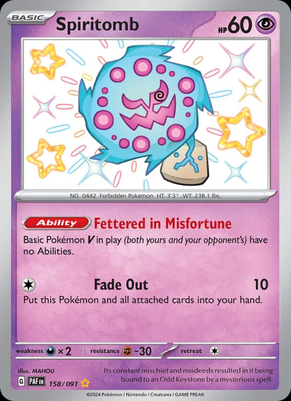 Spiritomb 158/091 Paldean Fates (EN)