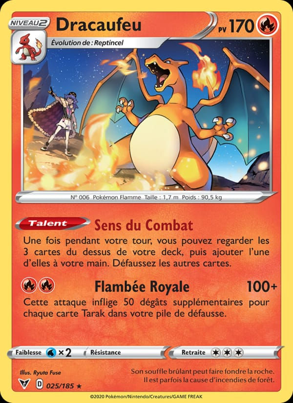 Dracaufeu 025/185 Voltage Éclatant (FR)
