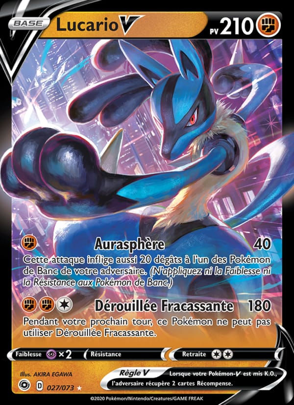 Lucario V 027/073 La Voie du Maître (FR)