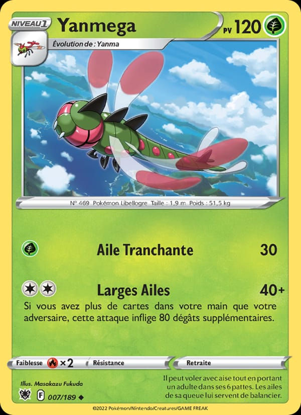 Yanmega 007/189 Astres Radieux (FR)