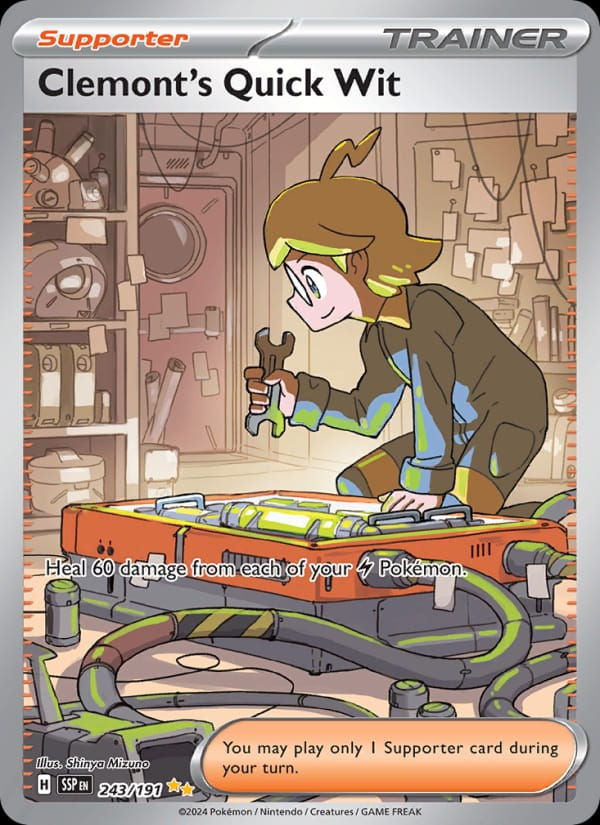 Clemont's Quick Wit 243/191 Surging Sparks (EN)