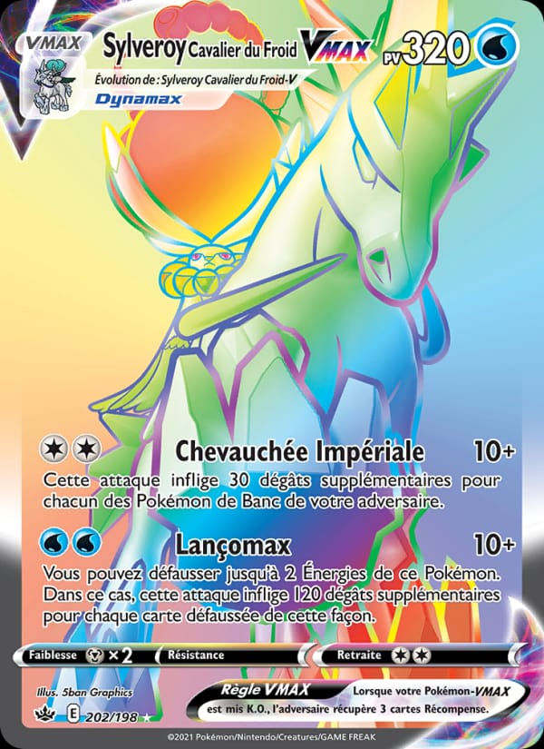 Sylveroy Cavalier du Froid VMAX 202/198 Règne de Glace (FR)