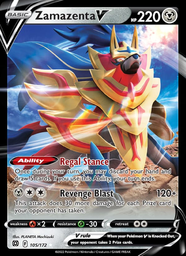 Zamazenta V 105/172 Brilliant Stars (EN)