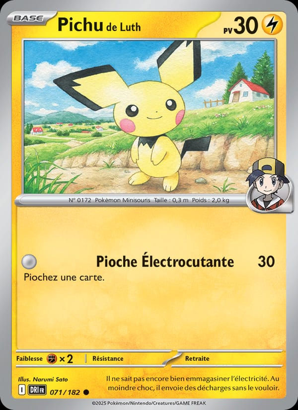 Pichu de Luth 071/182 Rivalités Destinées (FR)