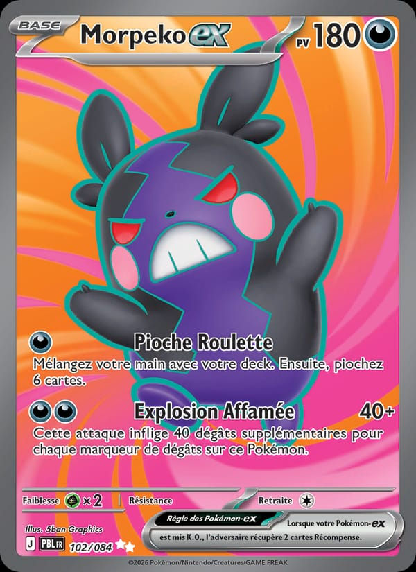 Morpeko-ex 102/084 Nuit Noire (FR)