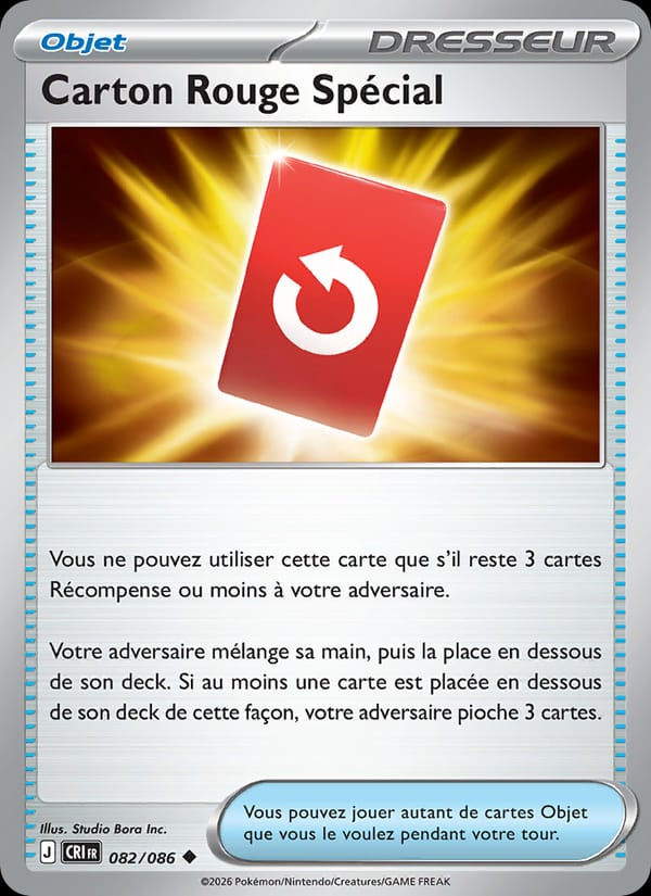 Carton Rouge Spécial 082/086 Chaos Ascendant (FR)