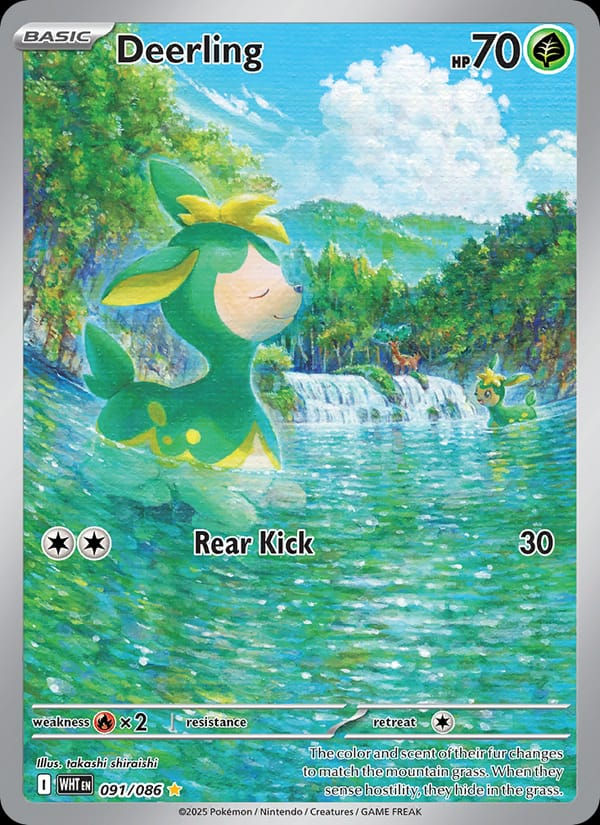 Deerling 091/086 White Flare (EN)