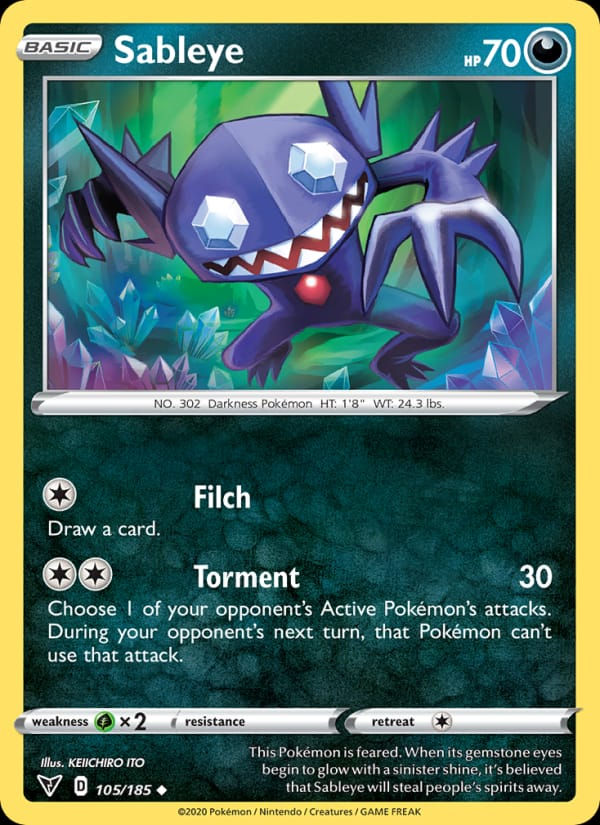 Sableye 105/185 Vivid Voltage (EN)