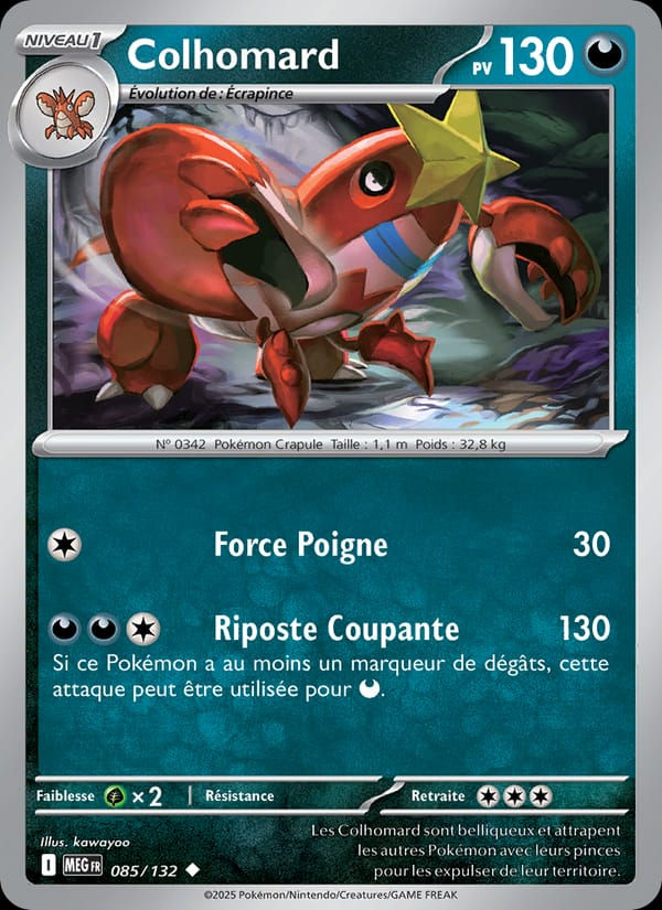 Colhomard 085/132 Méga-Évolution (FR)