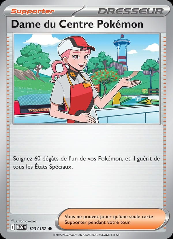 Dame du Centre Pokémon 123/132 Méga-Évolution (FR)