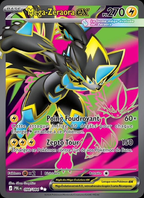 Méga-Zeraora-ex 098/084 Nuit Noire (FR)