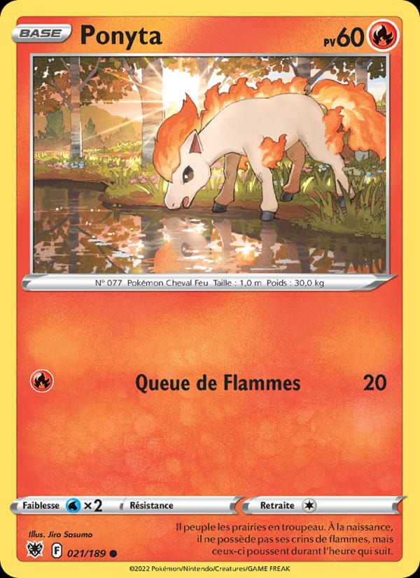 Ponyta 021/189 Astres Radieux (FR)