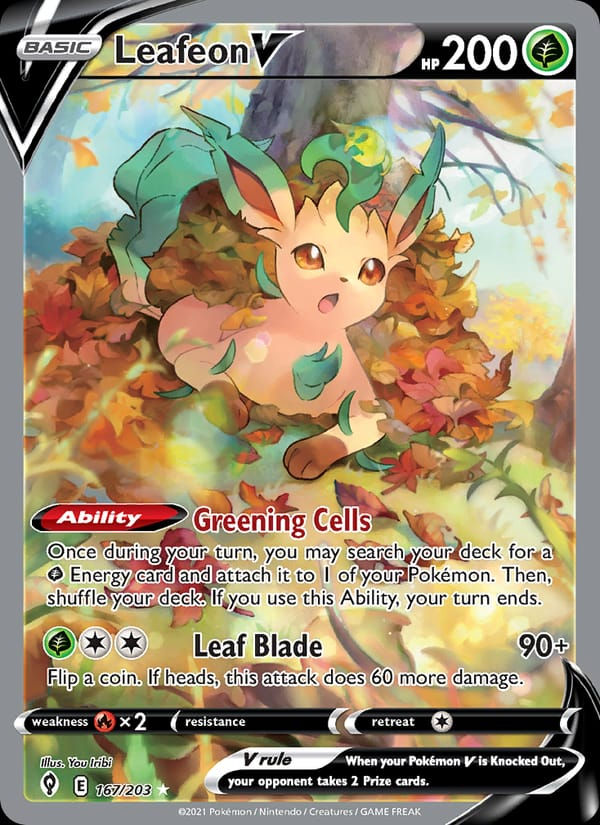 Leafeon V 167/203 Evolving Skies (EN)