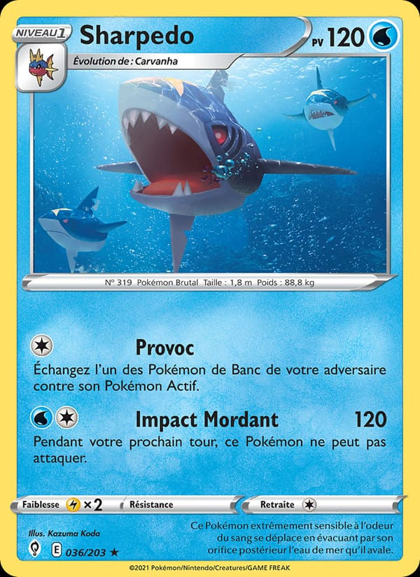 Sharpedo 036/203 Évolution Céleste (FR)