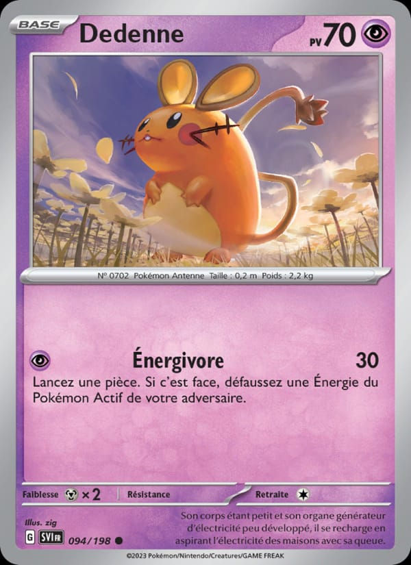Dedenne 094/198 Écarlate et Violet (FR)