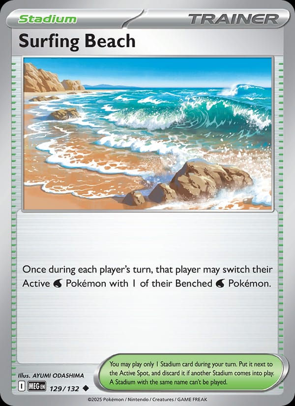 Surfing Beach 129/132 Mega Evolution (EN)