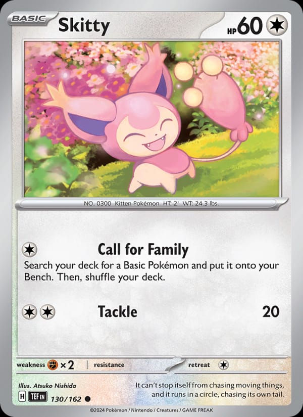 Skitty 130/162 Temporal Forces (EN)