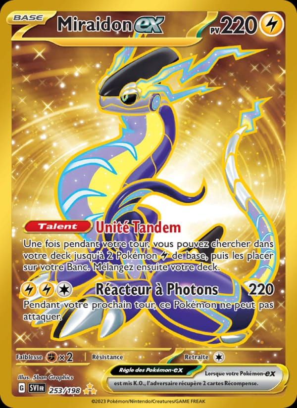 Miraidon-ex 253/198 Écarlate et Violet (FR)
